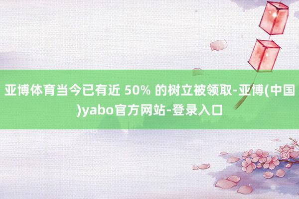 亚博体育当今已有近 50% 的树立被领取-亚博(中国)yabo官方网站-登录入口