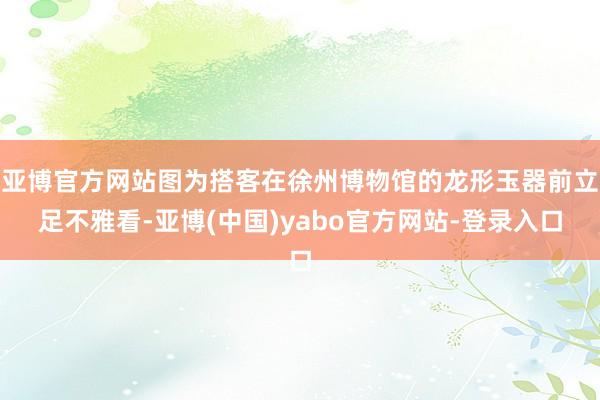 亚博官方网站图为搭客在徐州博物馆的龙形玉器前立足不雅看-亚博(中国)yabo官方网站-登录入口